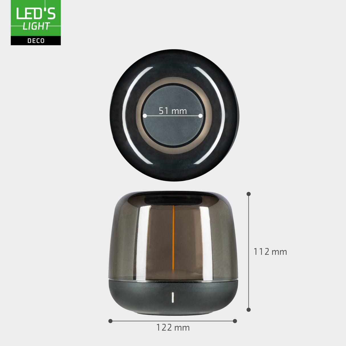LED Tafellamp Oplaadbaar (USB-C) - RGBW Kleuren - Touch Dimbaar - IP44 - Binnen en Buiten