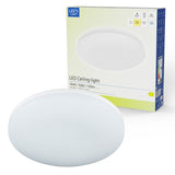 LED Plafondarmatuur 1440 lumen - 8W - 3 lichtkleuren - IP54 Waterdicht - 6 lichtstanden