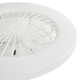 LED plafondventilator 3400 lumen - 55W - instelbaar 2000K-4000K - afstandsbediening - 48cm - wit