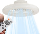 LED plafondventilator 3400 lumen - 55W - instelbaar 2000K-4000K - afstandsbediening - 48cm - wit