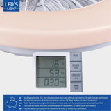 LED plafondventilator 3400 lumen - 55W - instelbaar 2000K-4000K - afstandsbediening - 48cm - wit