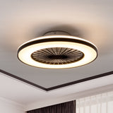 LED plafondventilator met verlichting 2500 lumen - 55W - instelbaar 2000K-4000K - afstandsbediening - 50cm - zwart/wit