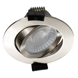 3 PACK - LED's Light PRO downlight inbouwspot Ø 68mm - Kantelbaar - Spatwaterdicht - Dim to Warm - RVS