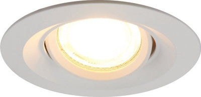 PACK DE 6 - Spot LED encastrable LED's Light PRO Ø 68mm - Résistant aux projections d'eau - Dimmable - Universel - Blanc
