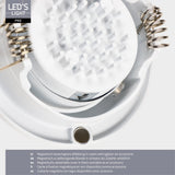 LED Inbouwspot 400 lumen - 3.5W - Warmwit 2700K / Koelwit 4000K / Daglichtwit 6000K - IP65 - Dimbaar - Wit - 3 stuks