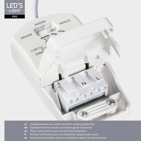 Spot LED encastrable 68mm - 560 lumens - 3.5W - CCT réglable 2700K/4000K/6000K - IP65 - Variable