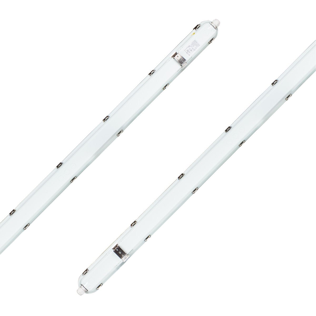 LED Vochtbestendig armatuur 7200 lumen - 47W - Koelwit 4000K - IP65 - Noodaccu - 4 standen - 150cm - 2 stuks