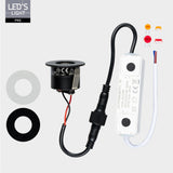 6 PACK - LED's Light PRO mini inbouwspot 3 cm - Voor overkapping, veranda's en inbouwplafonds - Dimbaar - 3 Kleuren plaatjes