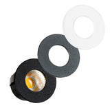 6 PACK - LED's Light PRO mini inbouwspot 3 cm - Voor overkapping, veranda's en inbouwplafonds - Dimbaar - 3 Kleuren plaatjes