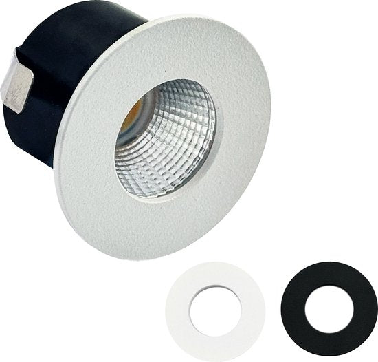 3 PACK - LED's Light PRO mini inbouwspot 3 cm - Voor overkapping, veranda's en inbouwplafonds - Dimbaar - 3 Kleuren plaatjes