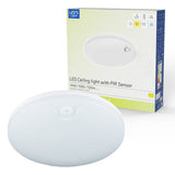 LED Plafondlamp 1440 lumen - 8W - Bewegingssensor - 3 Kleuren - Dimbaar - IP54 - 25cm