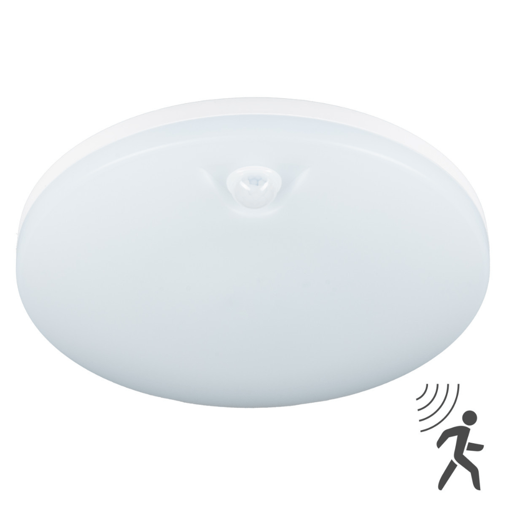 LED Plafondlamp 1440 lumen - 8W - Bewegingssensor - 3 Kleuren - Dimbaar - IP54 - 25cm