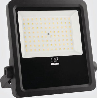 Projecteur LED 12750 lumens - 100W - Blanc chaud 3000K / Blanc froid 4000K / Blanc lumière du jour 5000K - IP65 - IK08 - Résistant à la corrosion C4 - 6 modes d’éclairage