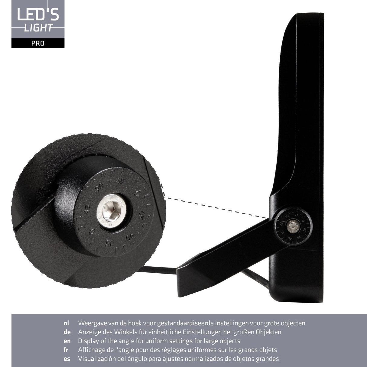 LED Schijnwerper 12750 lumen - 100W - Warmwit 3000K / Koelwit 4000K / Daglichtwit 5000K - IP65 - IK08 - C4 corrosiebestendig - 6 lichtstanden