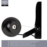 LED Schijnwerper 12750 lumen - 100W - Warmwit 3000K / Koelwit 4000K / Daglichtwit 5000K - IP65 - IK08 - C4 corrosiebestendig - 6 lichtstanden