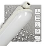 LED TL Armatuur 3680 lumen - 150cm - 23W - Koelwit 4000K - IP65 Waterdicht - IK08