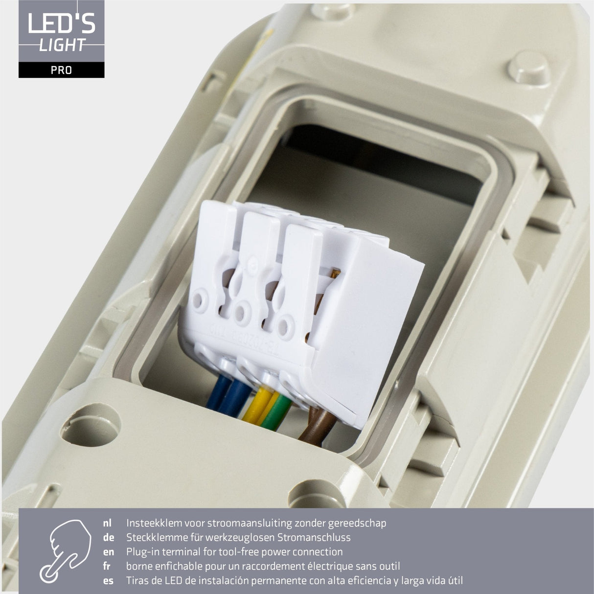 LED TL Armatuur 3680 lumen - 150cm - 23W - Koelwit 4000K - IP65 Waterdicht - IK08