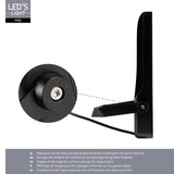 LED Schijnwerper 28000 Lumen - 200W - Warmwit 3000K / Koelwit 4000K / Daglichtwit 5000K - Instelbaar Vermogen - IP65
