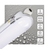 LED Vochtbestendig Armatuur - 2650 Lumen - 15W - Koelwit 4000K - IP65 - 60cm