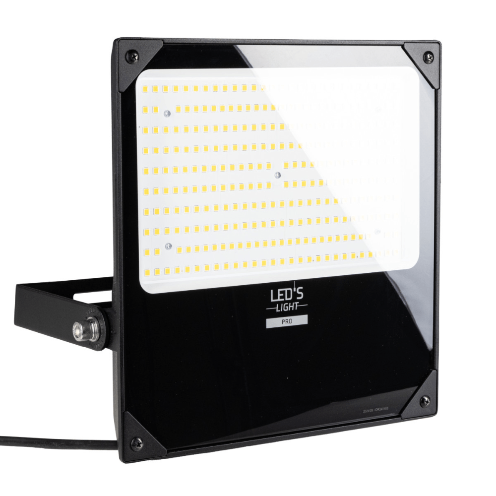 LED Schijnwerper 30300 lumen - 200W - Koelwit 4000K - IP66 Waterdicht - 3 Lichtstanden - Daglichtsensor