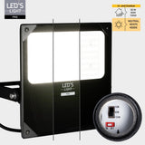 LED Schijnwerper 15200 lumen - 100W - Koelwit 4000K - IP66 Waterdicht - 3 Lichtstanden - Daglichtsensor