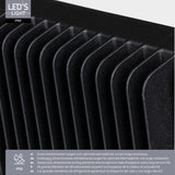 LED Schijnwerper 26500 lumen - 200W - Verstelbaar 3000K-4000K-5000K - Powerselector 120W-150W-200W - IP66 Waterdicht - IK08 Slagvast - Asymmetrisch