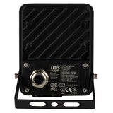 LED Schijnwerper 2600 lumen - 20W - Koelwit 4000K - IP54 Spatwaterdicht - Kantelbaar - Zwart