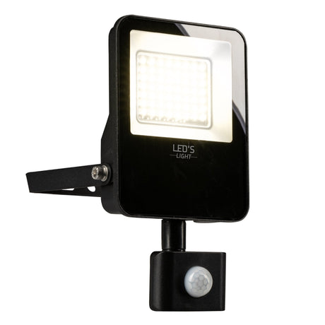 LED's Light Schijnwerper met Bewegingssensor 3600 - Waterdicht & Kantelbaar - 30W