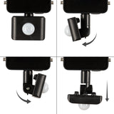 LED's Light Schijnwerper met Bewegingssensor 3600 - Waterdicht & Kantelbaar - 30W