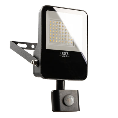 Projecteur LED’s Light avec capteur de mouvement 3600 - Étanche et inclinable - 30W
