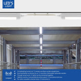LED Vochtbestendig armatuur 5520 lumen - 46W - Koelwit 4000K - IP65 - 150cm - 230V - 4 stuks