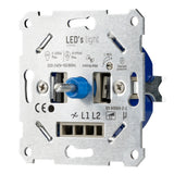 LED Dimmer Inbouw Universeel - 2-250W - Fase Afsnijding - Achter Schakelaar