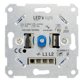 LED Dimmer Inbouw Universeel - 2-250W - Fase Afsnijding - Achter Schakelaar