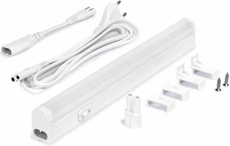 LED T5 balk koelwit 4000K - 30cm 400 lumen - koppelbaar - voor kasten en keukens
