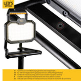 LED's Work 20W LED Bouwlamp oplaadbaar 2000 - Werkt draadloos op accu - Stof- en waterdicht - koelwit 4000K