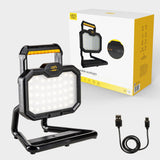 LED's Work 20W LED Bouwlamp oplaadbaar 2000 - Werkt draadloos op accu - Stof- en waterdicht - koelwit 4000K