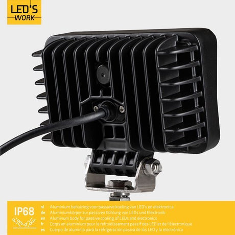 LED's Work LED Schijnwerper voor voertuigen - Geschikt voor tractor, vrachtwagen, auto, bus en schip - 45W