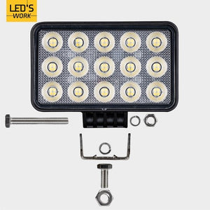 Projecteur LED pour véhicules LED's Work - Convient aux tracteurs, camions, voitures, bus et bateaux - 45W