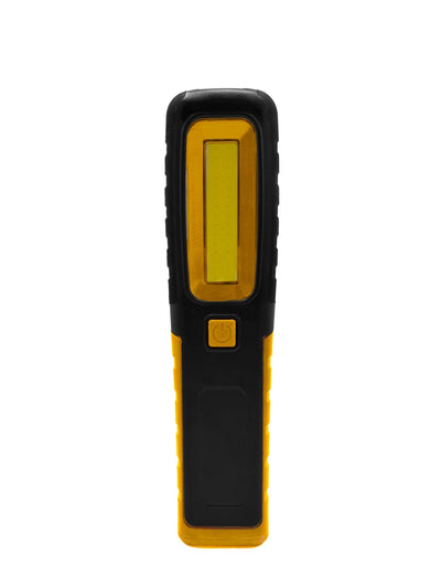 Lampe torche LED 300 lumens - 3W - Blanc lumière du jour 6500K - À piles (non incluses) - Avec aimant et crochet