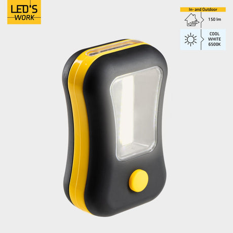 Noodlamp LED Handlamp 150 lumen Daglichtwit - Op 3x AAA batterijen (exclusief) - Compact