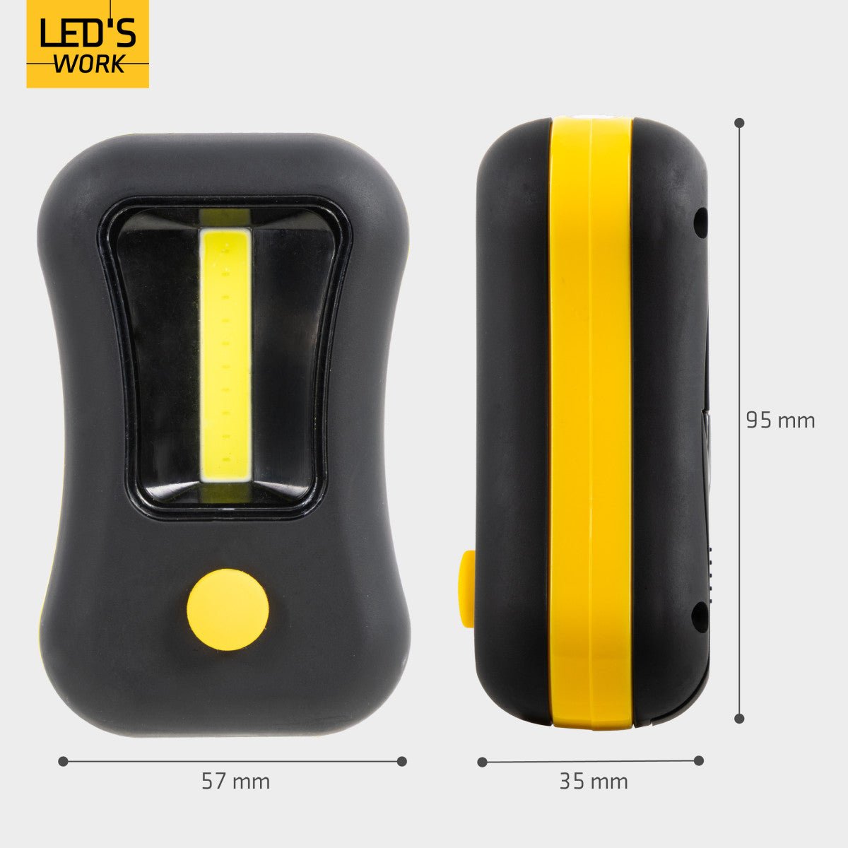Noodlamp LED Handlamp 150 lumen Daglichtwit - Op 3x AAA batterijen (exclusief) - Compact