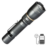 LED zaklamp oplaadbaar USB-C koelwit 5000K - 1200 lumen - IPX7 waterdicht dimbaar - zoomfunctie
