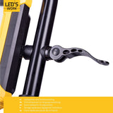 LED Bouwlamp Opvouwbaar - 6500 Lumen - 50W - Koelwit 4000K - IP65 IK08 - Vervangt 500W Halogeen - 5m Kabel