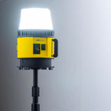 LED Accu Werklamp 8400 lumen - Koelwit 5000K - 18V Draadloos - 360° Verlichting - Dimbaar - IP55 Waterdicht