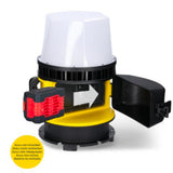 LED Accu Werklamp 8400 lumen - Koelwit 5000K - 18V Draadloos - 360° Verlichting - Dimbaar - IP55 Waterdicht