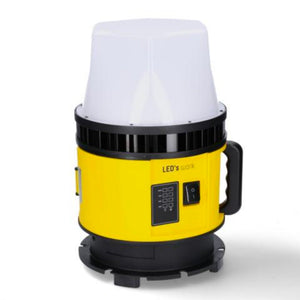 LED Accu Werklamp 8400 lumen - Koelwit 5000K - 18V Draadloos - 360° Verlichting - Dimbaar - IP55 Waterdicht