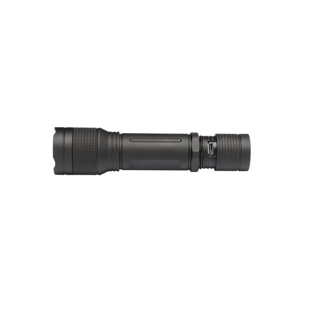LED's Work Professionele LED Zaklamp 2000 - Tot 240 meter bereik - Oplaadbaar & Dimbaar - Zwart