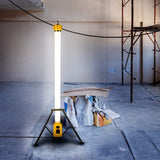 LED Toren Werklamp 12000 lumen - 100W - Koelwit 4000K - 360° Verlichting - IP54 Waterdicht