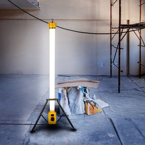 LED Toren Werklamp 12000 lumen - 100W - Koelwit 4000K - 360° Verlichting - IP54 Waterdicht