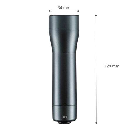 LED's Work Zaklamp op Batterijen (3x AAA) - 120 lumen - IPX4 Spatwaterdicht - Dimbaar in 3 standen